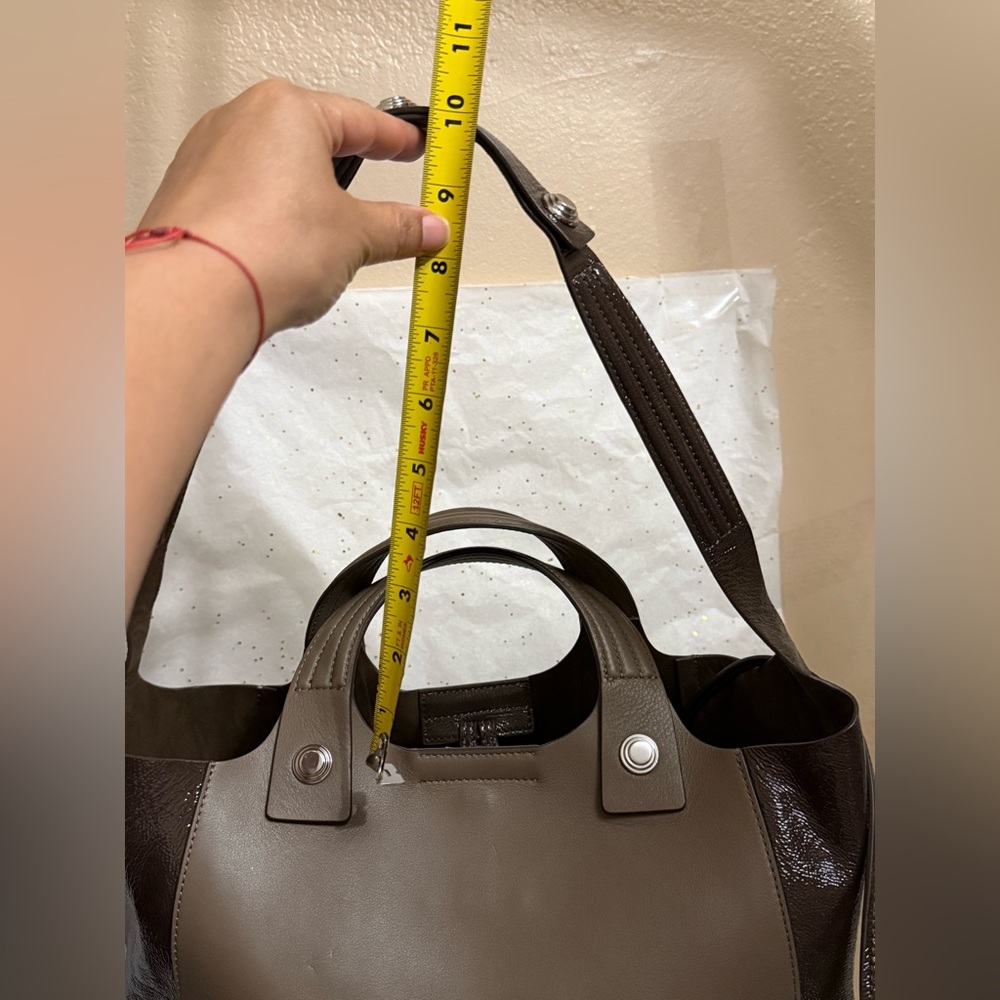 Tory Burch Brown Tote with Smooth Leather Finish - Picture 7 of 14